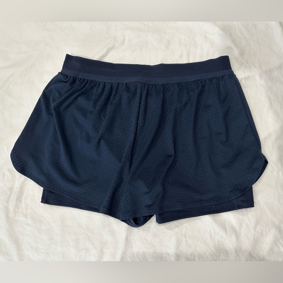 Nike Dri-Fit Athletic Shorts Navy Blue L - Picture 2 of 3